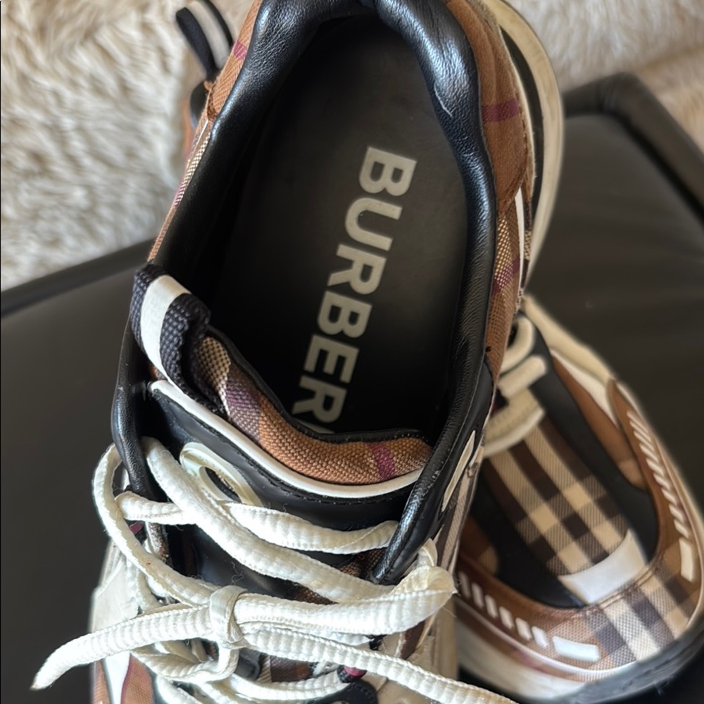 Burberry Checkered Sneakers